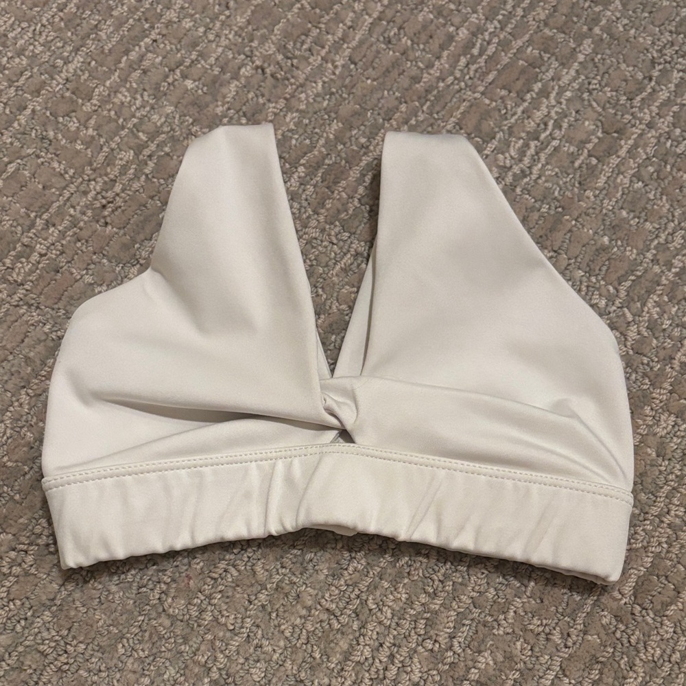 White V-Neck dance top Tiger Friday